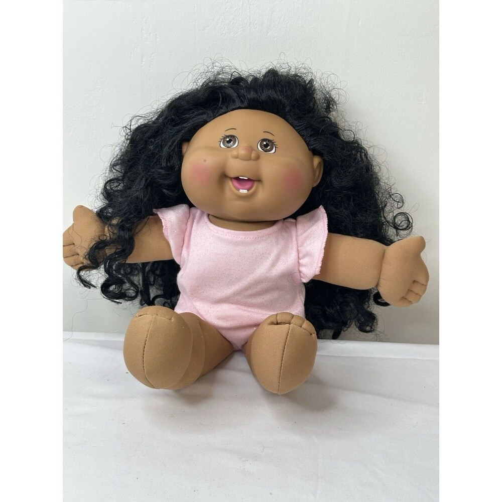 Cabbage Patch Kid Girl Doll African American Black Cornsilk Hair WCT-54K 2015